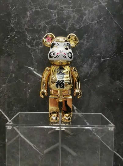 BE@RBRICK 達磨 合格 金メッキ 400％ BE@RBRICK 達磨 ペコちゃん 金メッキ 100% & 400% | familytown